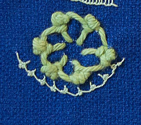 Buttonhole with Picot Stitch