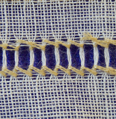 Drawn thread Hem Stitch 