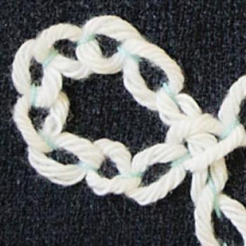 Threaded Running Stitch (2 ways)