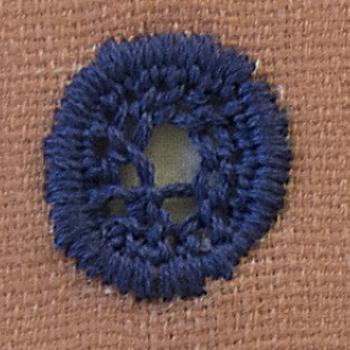Round Needlework Filling Stitch 